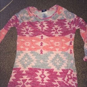 thin sweater like long sleeve shirt